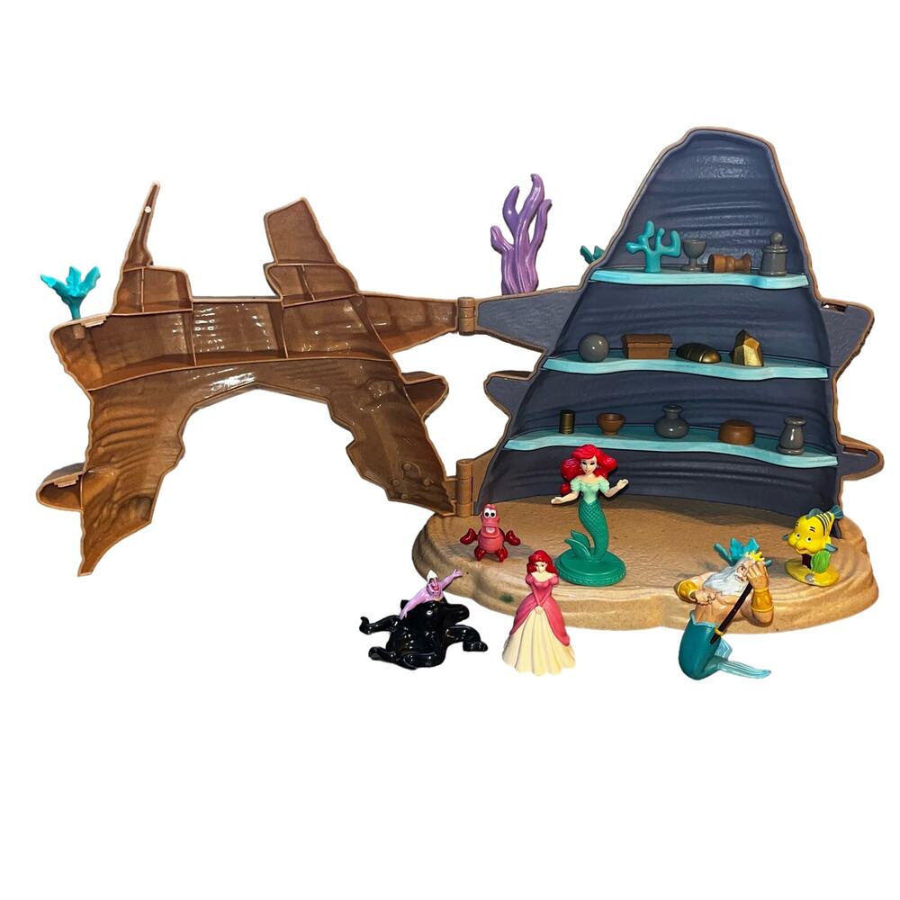 Disney Parks Ariel's Grotto The Little Mermaid Under The Sea Playset